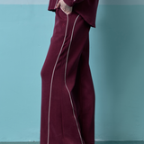 Hera Boot Cut Pants in Maroon