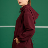 Niro Snatchback Windbreaker in Burgundy