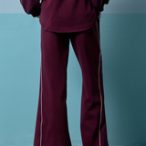 Hera Boot Cut Pants in Maroon