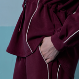 Hera Boot Cut Pants in Maroon