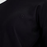 Lily Basic Ribbed Top in Black