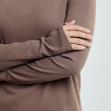 Selena Basic Top in Brown