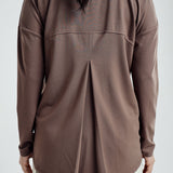 Jennie Basic Oversized Top in Dusty Mocha