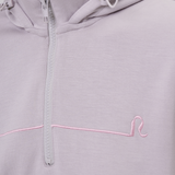 Cleo Adjustable Side Ruched Hoodie in Grey