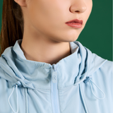 Iris Adjust-fit Windbreaker Blue White