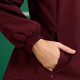 Niro Snatchback Windbreaker in Burgundy