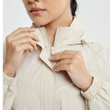 Lara Aeroshade Cinched Windbreaker in Stone