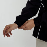 Talia Dynamic Windbreaker in Black