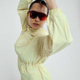 Sophia Aeroshade Cinched Windbreaker in Soft Yellow
