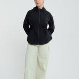 Sophia Aeroshade Cinched Windbreaker in Black