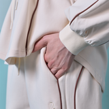 Hera Adjustable Waist Hoodie in Cream