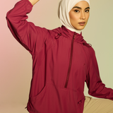 Aero Swift-fit Windbreaker in Magenta