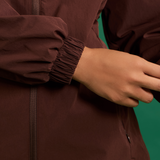 Niro Snatchback Windbreaker in Dark Brown