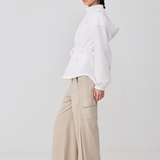 Caden Cargo Pants in Oat