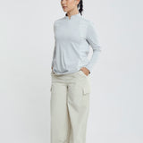 Naomi Lightweight Running Top in Grey