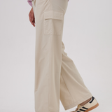Zoey Cargo Pants in Eggshell