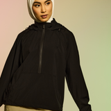 Aero Swift-fit Windbreaker in Black