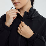 Sophia Aeroshade Cinched Windbreaker in Black