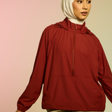 Aero Swift-fit Windbreaker in Burnt Orange