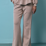 Hera Boot Cut Pants in Taupe