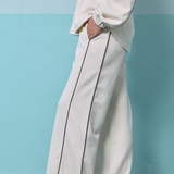 Thea Straight Cut Pants in Cream