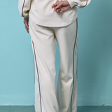 Thea Straight Cut Pants in Cream