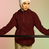 Neo X Windbreaker in Burgundy