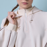 Hera Adjustable Waist Hoodie in Cream
