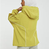 Talia Dynamic Windbreaker in Lime