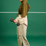 Iris Adjustfit Windbreaker Olive & Light Beige