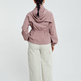 Lara Aeroshade Cinched Windbreaker in Rose Mauve