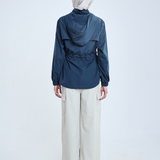 Neo X Windbreaker in Charcoal Blue