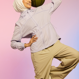 Neo X Windbreaker in Soft Lavender