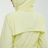 Nyla Cinched Windbreaker in Soft Yellow