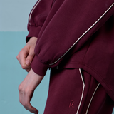 Hera Adjustable Waist Hoodie in Maroon