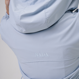 Nyla Cinched Windbreaker in Sky Blue