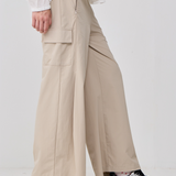 Caden Cargo Pants in Oat
