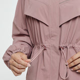 Lara Aeroshade Cinched Windbreaker in Rose Mauve