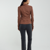 Eva Flexform Fitted Jacket in Dark Rose Gold