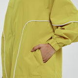 Talia Dynamic Windbreaker in Lime