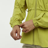Nyla Cinched Windbreaker in Lime