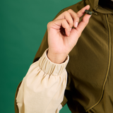 Iris Adjustfit Windbreaker Olive & Light Beige