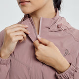 Lara Aeroshade Cinched Windbreaker in Rose Mauve