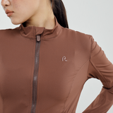 Eva Flexform Fitted Jacket in Dark Rose Gold