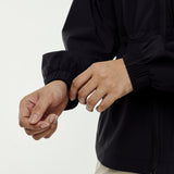 Nyla Cinched Windbreaker in Black