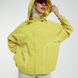 Talia Dynamic Windbreaker in Lime