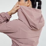 Lara Aeroshade Cinched Windbreaker in Rose Mauve