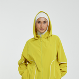 Talia Dynamic Windbreaker in Lime