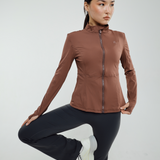 Eva Flexform Fitted Jacket in Dark Rose Gold