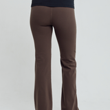 Sera Flexform Flare Pants in Dark Brown